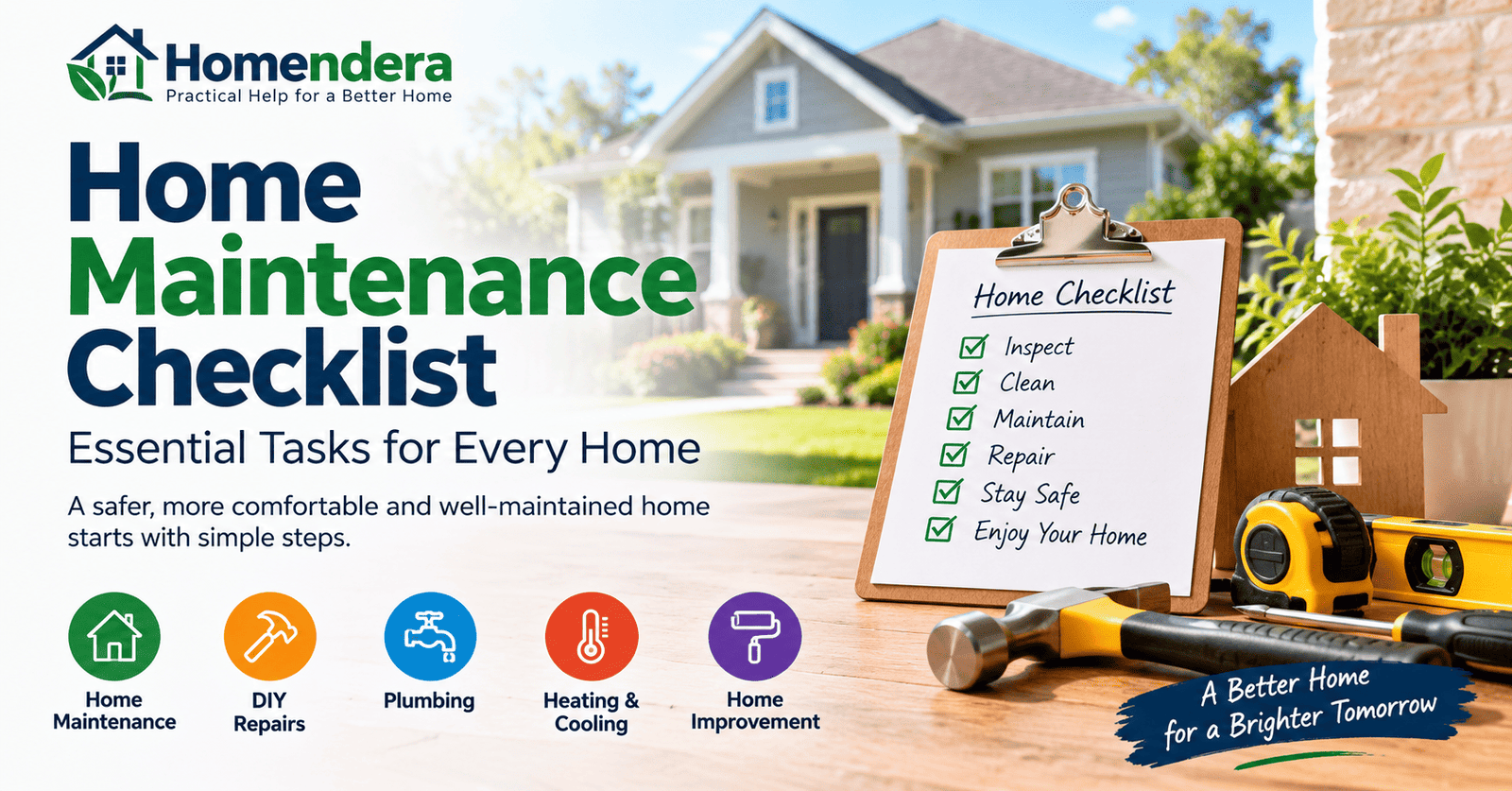Home Maintenance Checklist