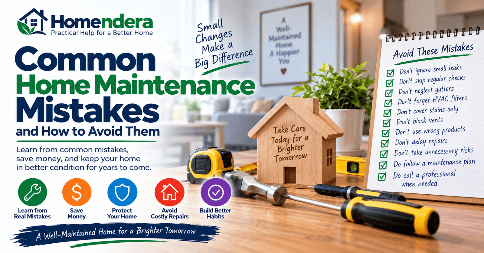 Home Maintenance Mistakes
