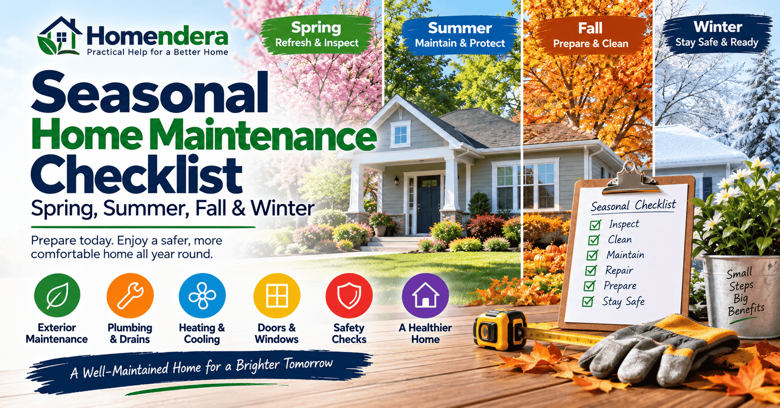 Seasonal Home Maintenance Checklist